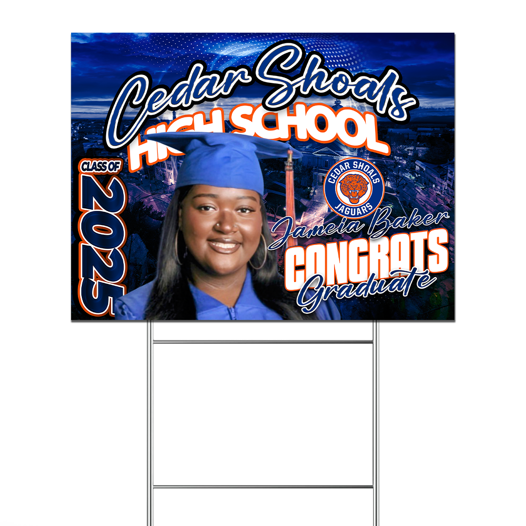 Customized Graduation Yard Sign