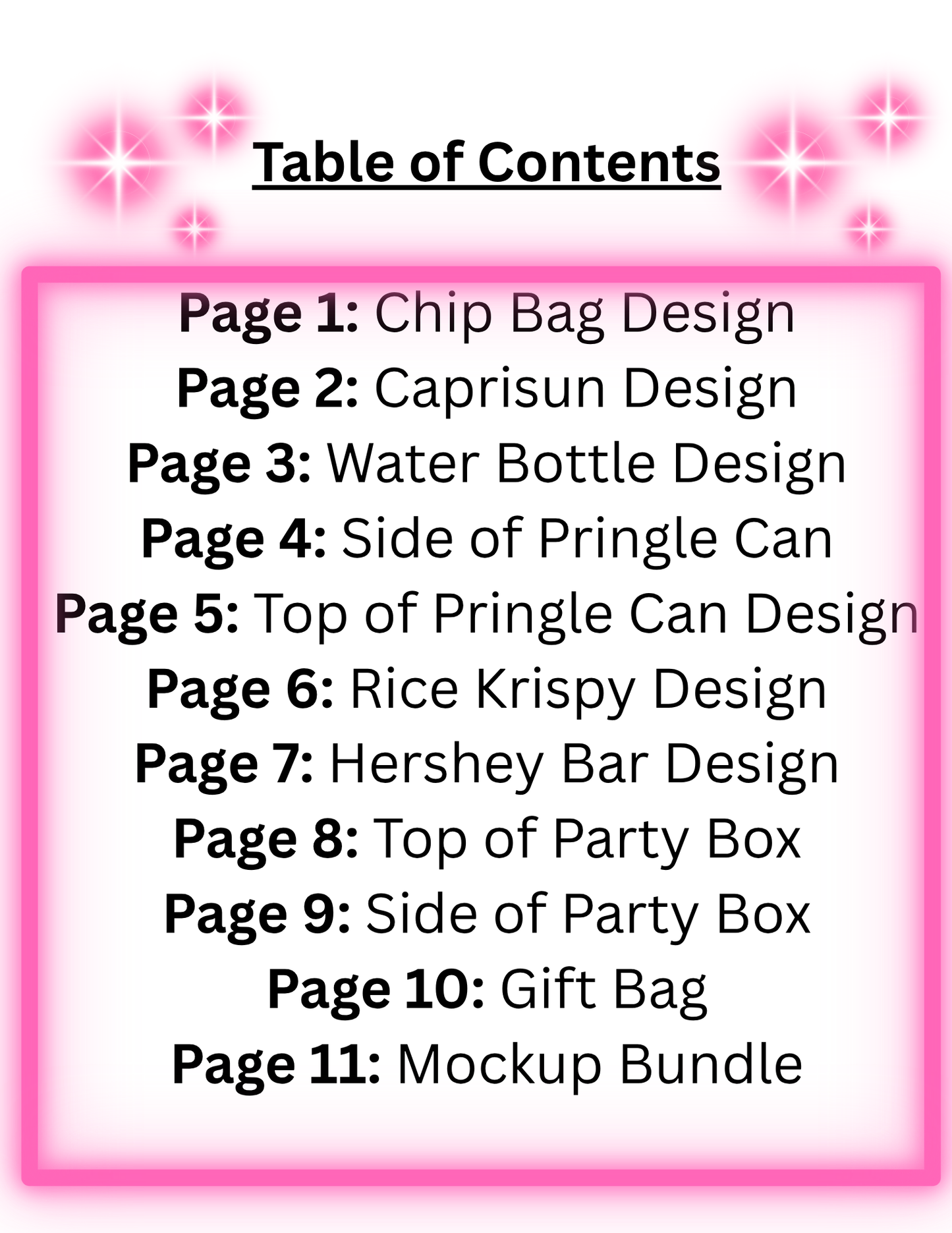 Dora The Explorer Party Favor Digital Editable Canva Template