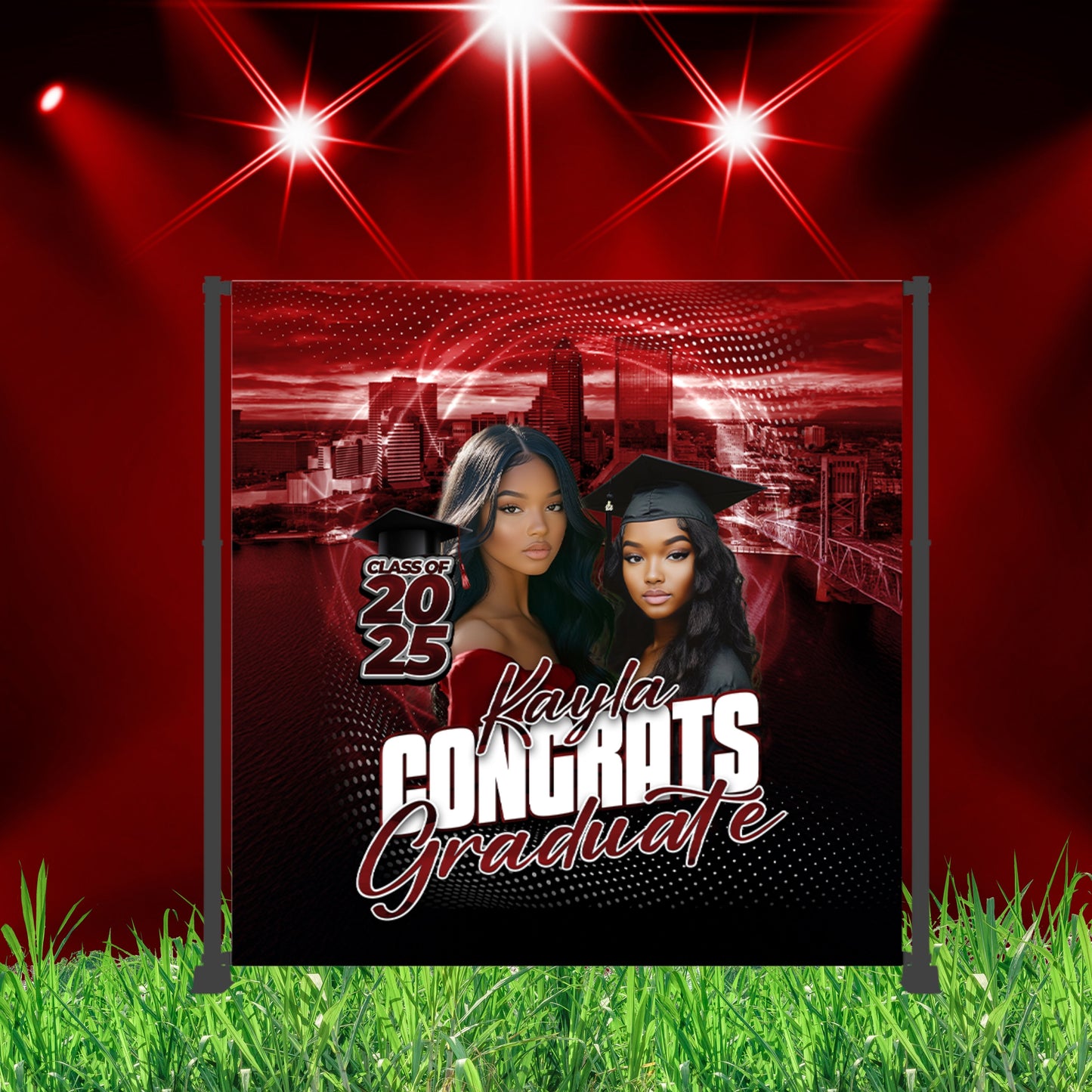 Graduation Banner Backdrop (Banner Only)