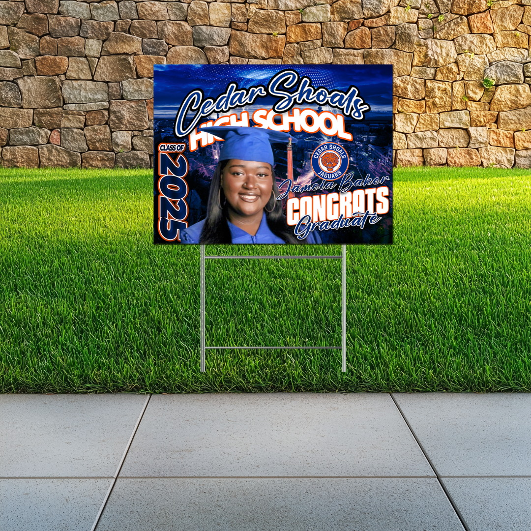 Customized Graduation Yard Sign
