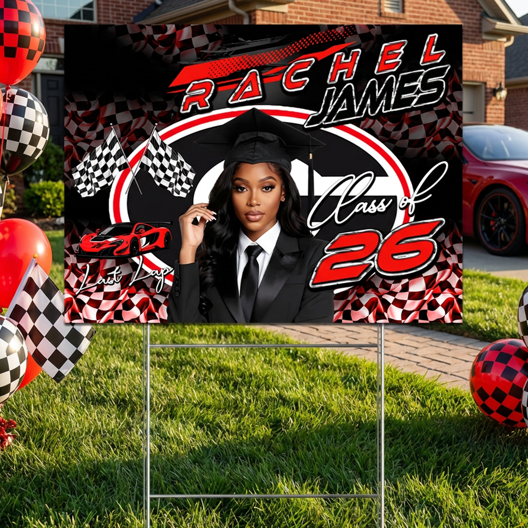 Customized Graduation Yard Sign