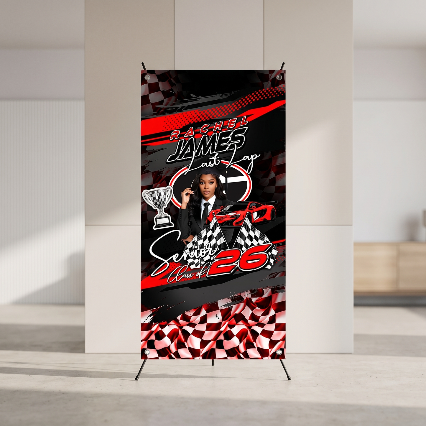 Graduation 2x6 Banner with Stand